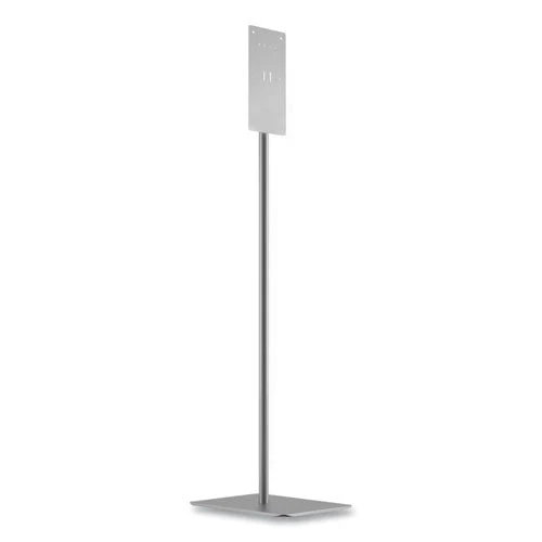 Hand Sanitizer Station Stand, 12 X 16 X 54, Silver - Image 2