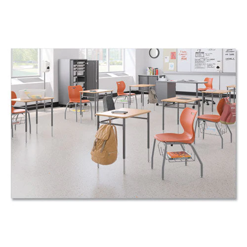 Hand Sanitizer Station Stand, 12 X 16 X 54, Silver - Image 3