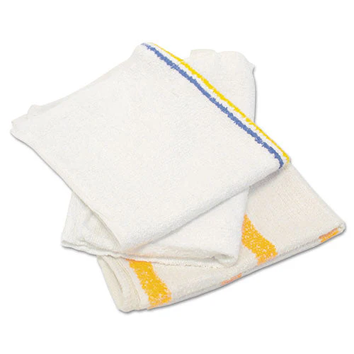 Value Counter Cloth/bar Mop, 14 X 17, White, 25 Pounds/bag - Image 1