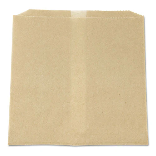 Waxed Napkin Receptacle Liners, 8.5" X 8", Brown, 500/carton - Image 1