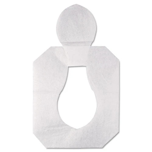 Health Gards Toilet Seat Covers, Half-fold, 14.25 X 16.5, White, 250/pack, 4 Packs/carton - Image 3