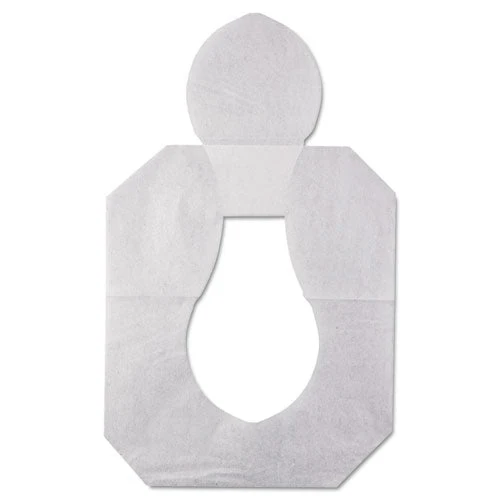 Health Gards Toilet Seat Covers, Half-fold, 14.25 X 16.5, White, 250/pack, 10 Boxes/carton - Image 3