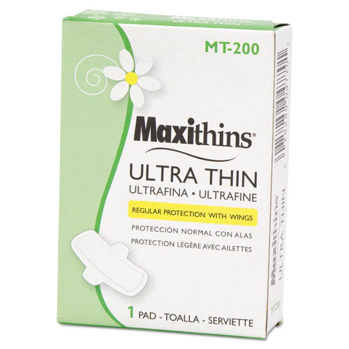 Maxithins Vended Ultra-thin Pads, 200/carton - Image 1