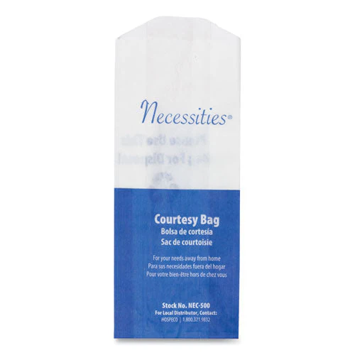 Feminine Hygiene Convenience Disposal Bag, 3″ X 7.75″, White, 500/carton