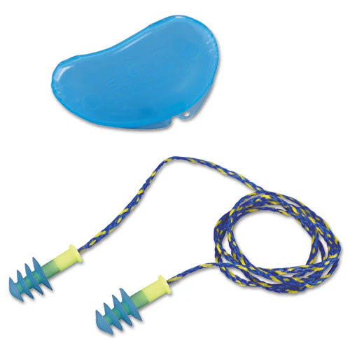 Fus30 Hp Fusion Multiple-use Earplugs, Reg, 27nrr, Corded, Be/we, 100 Pairs - Image 1