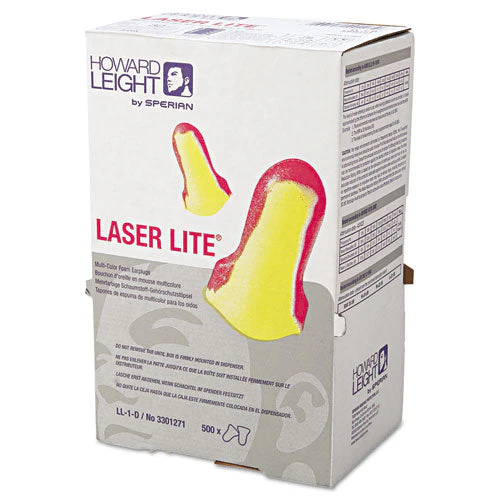 Ll-1 D Laser Lite Single-use Earplugs, Cordless, 32nrr, Ma/yw, Ls500, 500 Pairs - Image 1