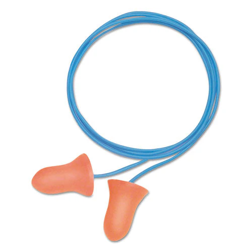 Maximum Single-use Earplugs, Corded, 33nrr, Coral, 100 Pairs - Image 1