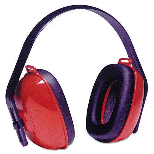 Qm24+ Three-position Earmuffs, 25 Db Nrr, Red/black - Image 1