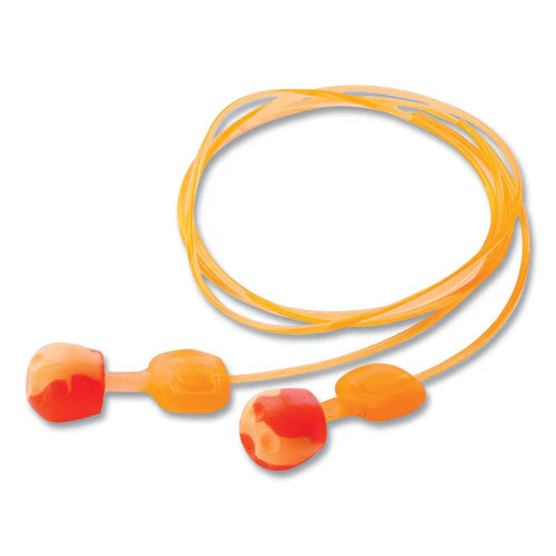 Trustfit Pod Corded Reusable Foam Earplugs, One Size Fits Most, 28 Db Nrr, Orange, 1,000/carton - Image 1