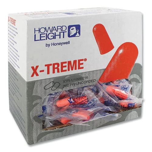 X-treme Uncorded Disposable Earplugs, Uncorded, One Size Fits Most, 32 Db, Orange, 2,000/carton - Image 1