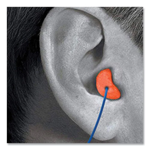 X-treme Corded Disposable Earplugs, Corded, One Size Fits Most, 32 Db, Orange, 1,000/carton - Image 2