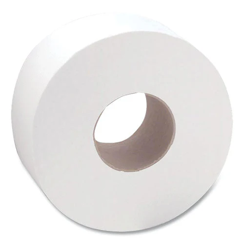 Heavenly Choice 1-ply Jumbo Bathroom Tissue, Septic Safe, White, 3.4" X 2,000 Ft, 12/carton - Image 1