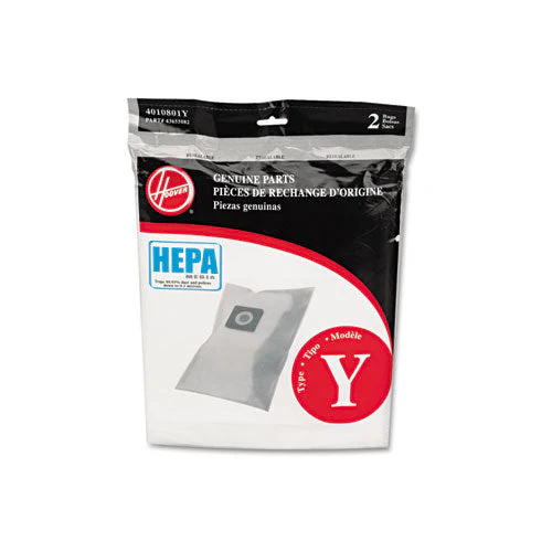 Hepa Y Vacuum Replacement Filter/filtration Bag, 2/pack - Image 1