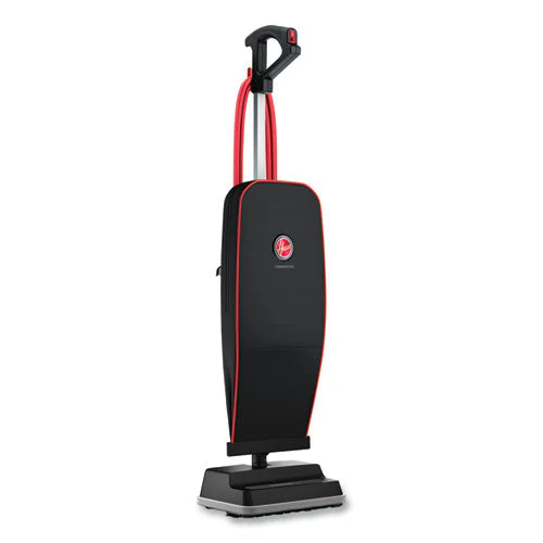 Task Vac Soft Bag Lightweight Upright, 12” Cleaning Path, Black - Image 1