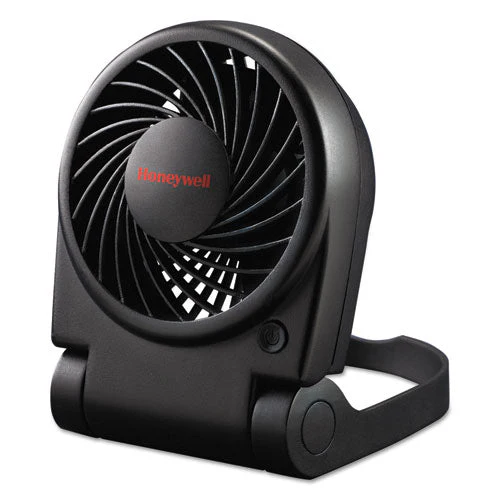 Turbo On The Go Usb/battery Powered Fan, Black - Image 1