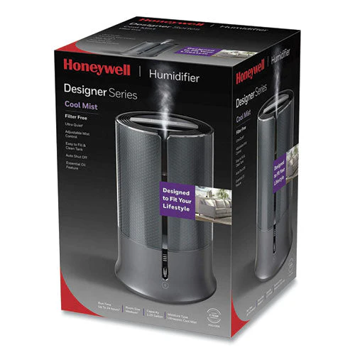 Filter Free Ultrasonic Cool Mist Humidifier, 1.25 Gal, 8.8 X 8.8 X 13.2, Black - Image 3