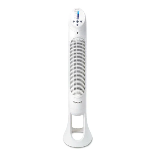 Quietset Whole Room Tower Fan, White, 5 Speed - Image 1