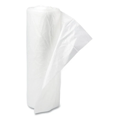 Draw-tuff Institutional Draw-tape Can Liners, 12 Gal, 0.7 Mil, 28" X 24", White, 25 Bags/roll, 12 Rolls/carton - Image 3
