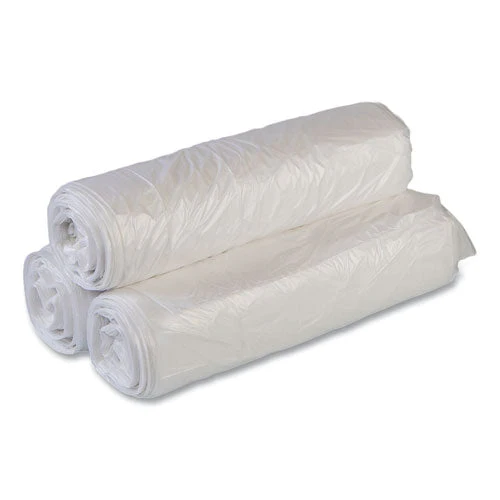 Draw-tuff Institutional Draw-tape Can Liners, 23 Gal, 1 Mil, 38" X 28.5", Natural, 25 Bags/roll, 6 Rolls/carton - Image 3