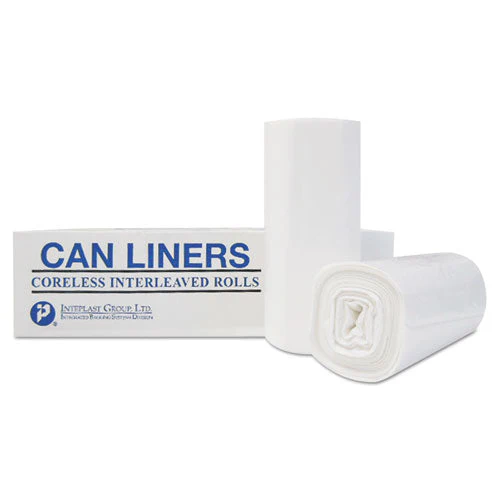 High-density Commercial Can Liners, 7 Gal, 6 Mic, 20" X 22", Clear, 50 Bags/roll, 40 Perforated Rolls/carton - Image 2