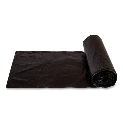 High-density Commercial Can Liners, 16 Gal, 6 Mic, 24" X 33", Black, 50 Bags/roll, 20 Perforated Rolls/carton - Image 2