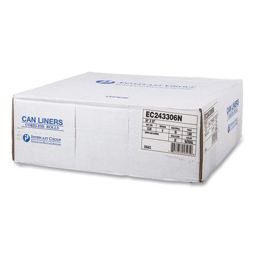 High-density Commercial Can Liners, 16 Gal, 6 Mic, 24" X 33", Natural, 50 Bags/roll, 20 Perforated Rolls/carton - Image 2