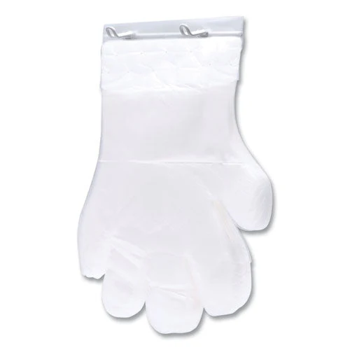 Reddi-to-go Poly Gloves On Wicket, One Size, Clear, 8,000/carton - Image 1