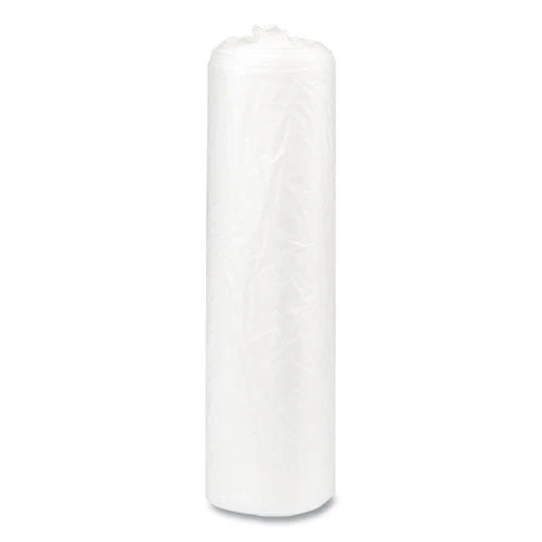 High-density Commercial Can Liners, 10 Gal, 8 Mic, 24" X 24", Natural, 50 Bags/roll, 20 Interleaved Rolls/carton - Image 2