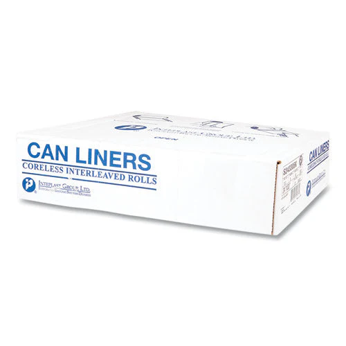 High-density Commercial Can Liners, 16 Gal, 6 Mic, 24" X 33", Black, 50 Bags/roll, 20 Interleaved Rolls/carton - Image 2