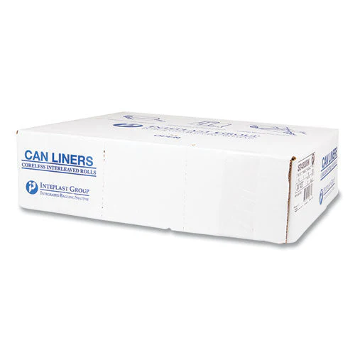 High-density Commercial Can Liners, 16 Gal, 8 Mic, 24" X 33", Black, 50 Bags/roll, 20 Interleaved Rolls/carton - Image 2