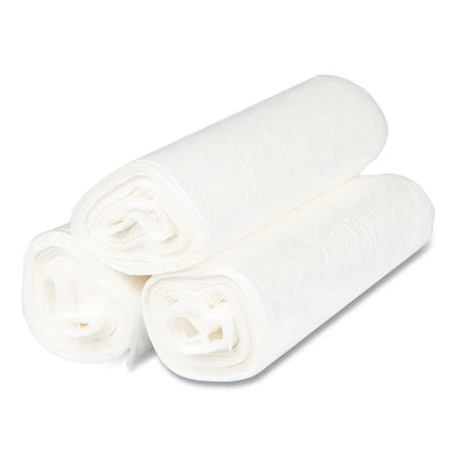 High-density Commercial Can Liners, 30 Gal, 8 Mic, 30" X 37", Clear, 25 Bags/roll, 20 Interleaved Rolls/carton - Image 2