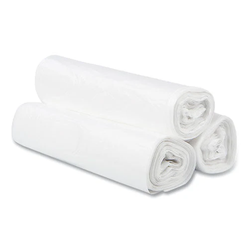 High-density Commercial Can Liners, 30 Gal, 10 Mic, 30" X 37", Clear, 25 Bags/roll, 20 Interleaved Rolls/carton - Image 2