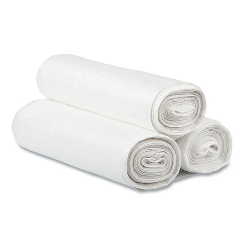 High-density Commercial Can Liners, 30 Gal, 13 Mic, 30" X 37", Clear, 25 Bags/roll, 20 Interleaved Rolls/carton - Image 3