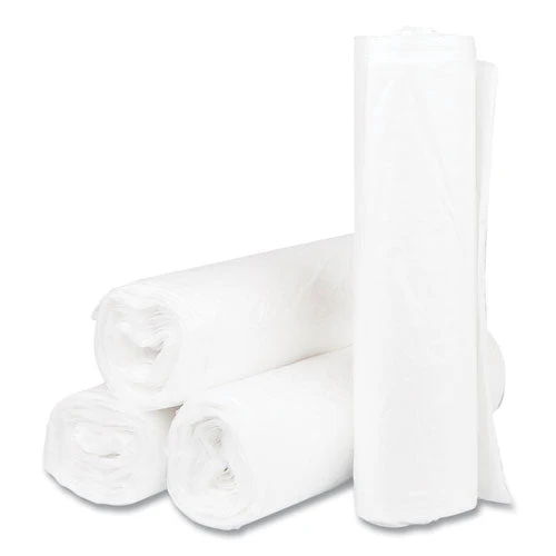 High-density Commercial Can Liners, 33 Gal, 11 Mic, 33" X 40", Clear, 25 Bags/roll, 20 Interleaved Rolls/carton - Image 3