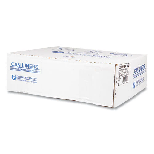 High-density Commercial Can Liners, 33 Gal, 13 Mic, 33" X 40", Clear, 25 Bags/roll, 20 Interleaved Rolls/carton - Image 2