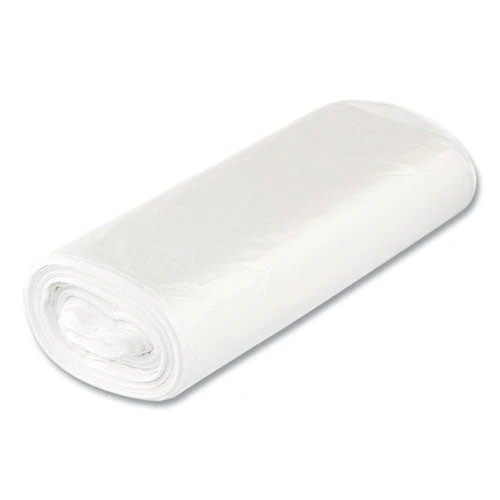 High-density Commercial Can Liners, 33 Gal, 16 Mic, 33" X 40", Clear, 25 Bags/roll, 10 Interleaved Rolls/carton - Image 2