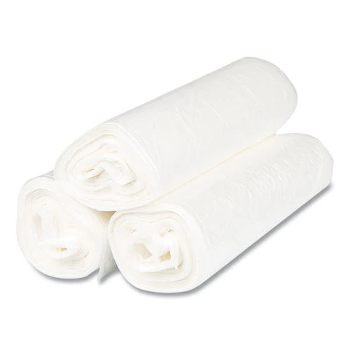 High-density Commercial Can Liners, 33 Gal, 17 Mic, 33" X 40", Clear, 25 Bags/roll, 10 Interleaved Rolls/carton - Image 3