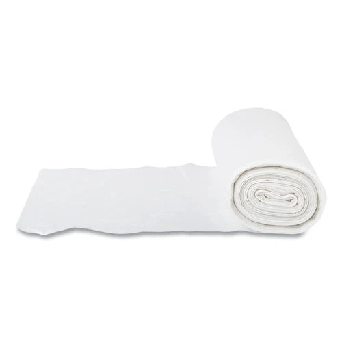High-density Commercial Can Liners, 60 Gal, 14 Mic, 38" X 60", Clear, 25 Bags/roll, 8 Interleaved Rolls/carton - Image 3