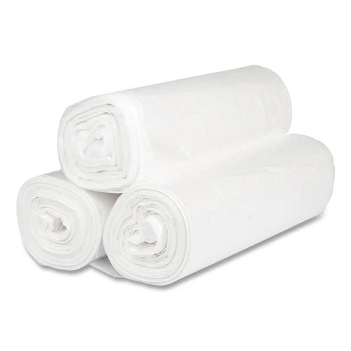 High-density Commercial Can Liners, 45 Gal, 16 Mic, 40" X 48", Clear, 25 Bags/roll, 10 Interleaved Rolls/carton - Image 3