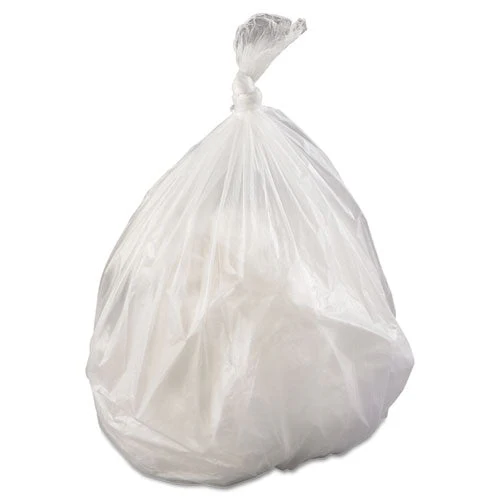 High-density Commercial Can Liners, 45 Gal, 17 Mic, 40" X 48", Clear, 25 Bags/roll, 10 Interleaved Rolls/carton - Image 2