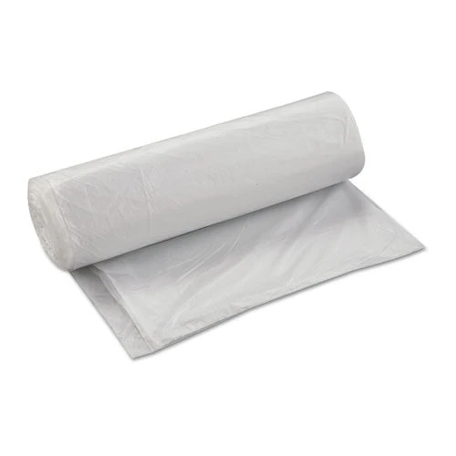 High-density Commercial Can Liners, 45 Gal, 17 Mic, 40" X 48", Clear, 25 Bags/roll, 10 Interleaved Rolls/carton - Image 3