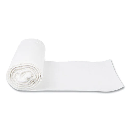 High-density Commercial Can Liners, 60 Gal, 16 Mic, 43" X 48", Natural, 25 Bags/roll, 8 Interleaved Rolls/carton - Image 2