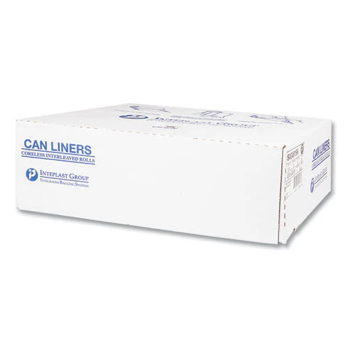 High-density Commercial Can Liners, 60 Gal, 22 Mic, 43" X 48", Black, 25 Bags/roll, 6 Interleaved Rolls/carton - Image 3