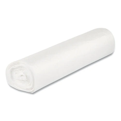Low-density Commercial Can Liners, Coreless Interleaved Roll, 16 Gal, 0.5mil, 24" X 32", White, 50 Bags/roll, 10 Rolls/carton - Image 3