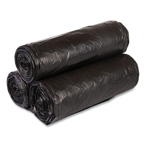 Institutional Low-density Can Liners, 30 Gal, 0.58 Mil, 30" X 36", Black, 25 Bags/roll, 10 Rolls/carton - Image 3