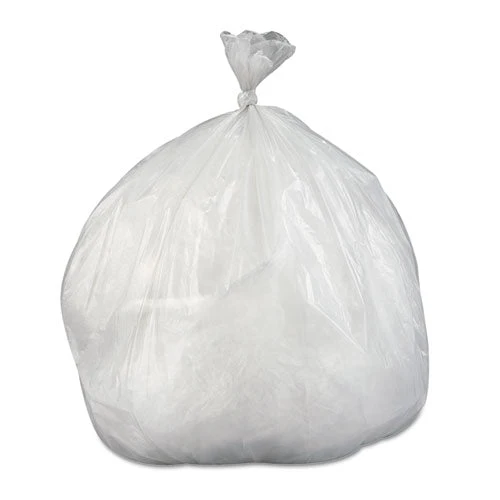Low-density Commercial Can Liners, Coreless Interleaved Roll, 30 Gal, 0.58 Mil, 30" X 36", Clear, 25 Bags/roll, 10 Rolls/ct - Image 3