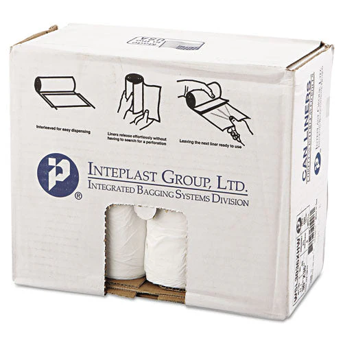 Low-density Commercial Can Liners, Coreless Interleaved Roll, 30 Gal, 0.8 Mil, 30" X 36", White, 25 Bags/roll, 8 Rolls/carton - Image 2