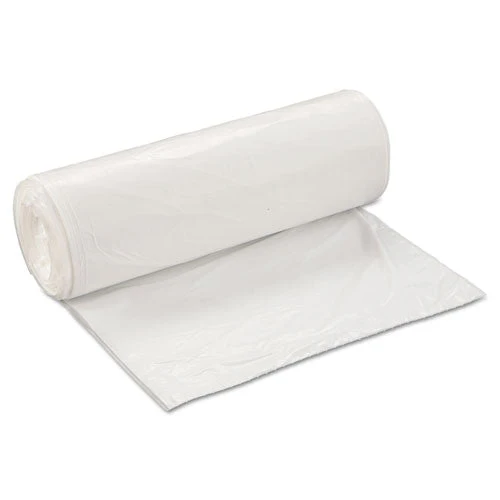 Low-density Commercial Can Liners, Coreless Interleaved Roll, 60 Gal, 0.7 Mil, 38" X 58", White, 25 Bags/roll, 4 Rolls/carton - Image 1