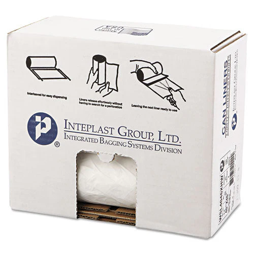 Low-density Commercial Can Liners, Coreless Interleaved Roll, 45 Gal, 0.7 Mil, 40" X 46", White, 25 Bags/roll, 4 Rolls/carton - Image 2