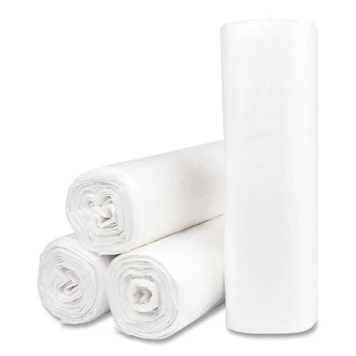 High-density Commercial Can Liners Value Pack, 30 Gal, 9 Mic, 30" X 36", Natural, 25 Bags/roll, 20 Interleaved Rolls/carton - Image 1
